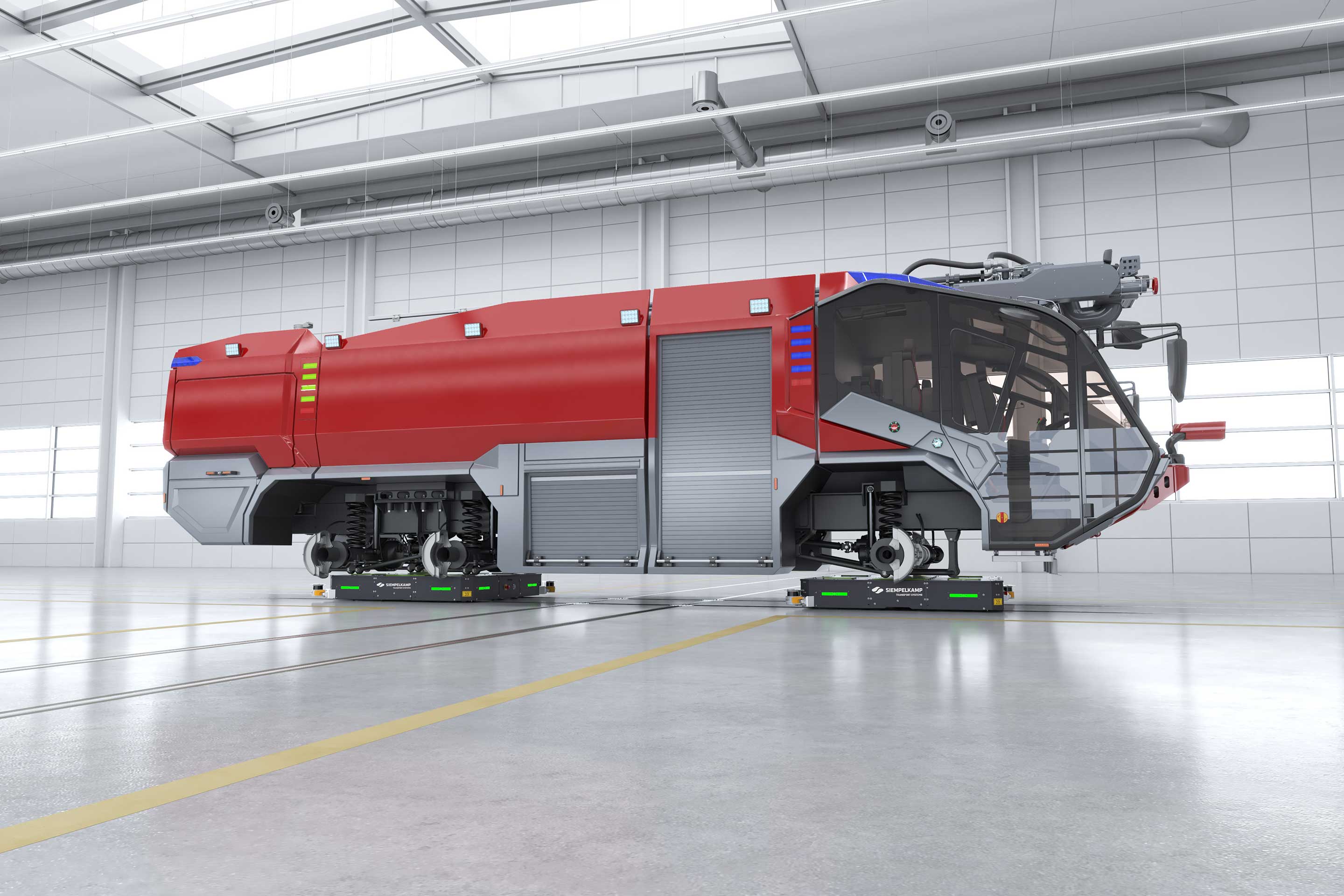 Automatyczne systemy transportowe AGV dla lean production.